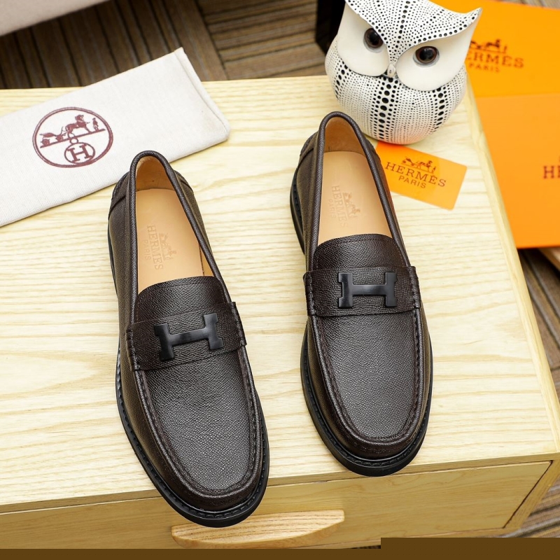 H**mes leather shoes